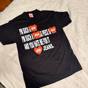 Mom Jeans band shirt MJ